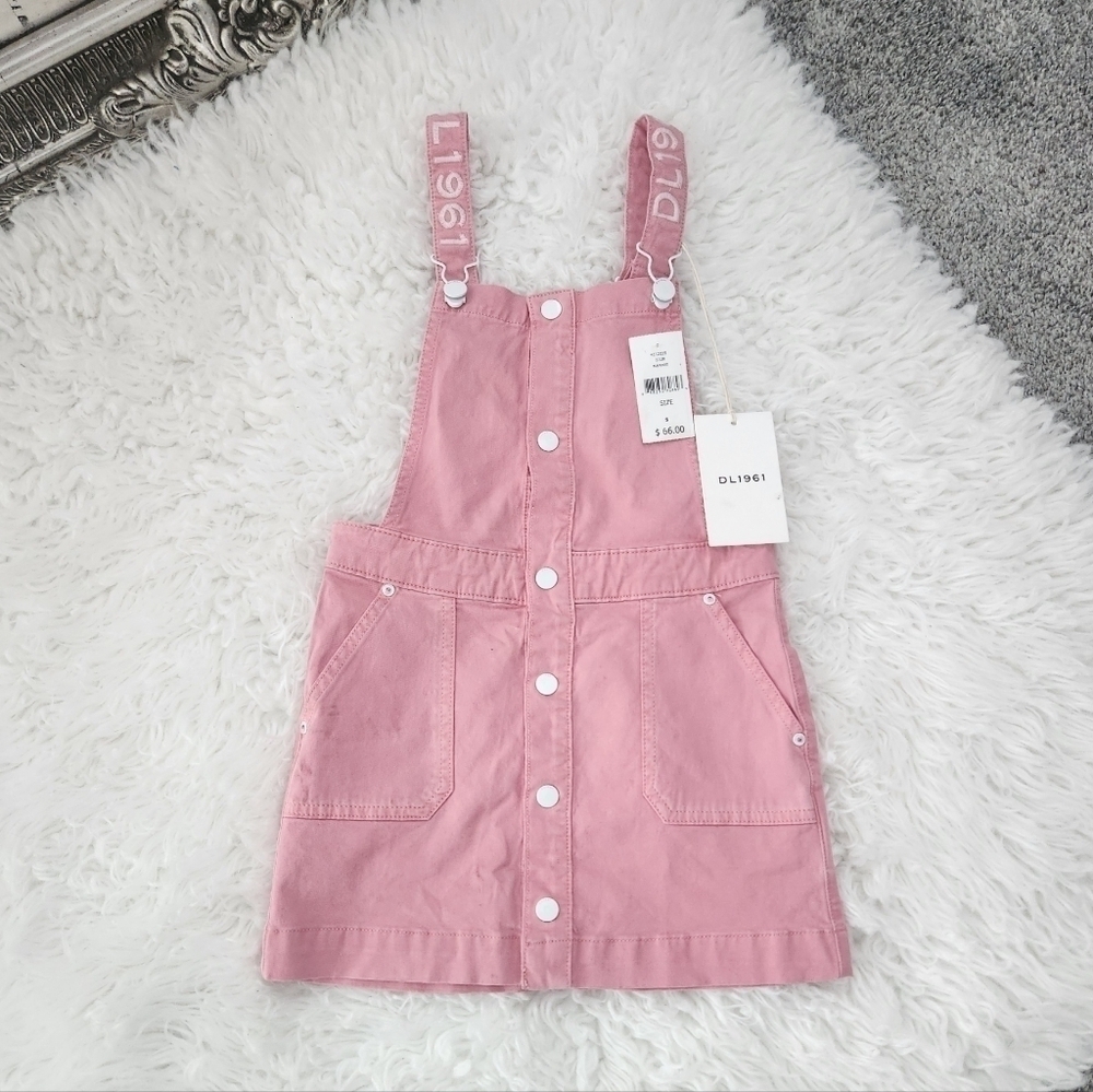 DL1961 Premium Denim's Penelope sleeveless dress. Color Flamimgo. Size Small. Ne